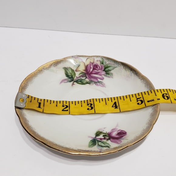 Lefton China Hand Painted Tea Cup and Saucer - Picture 10 of 11